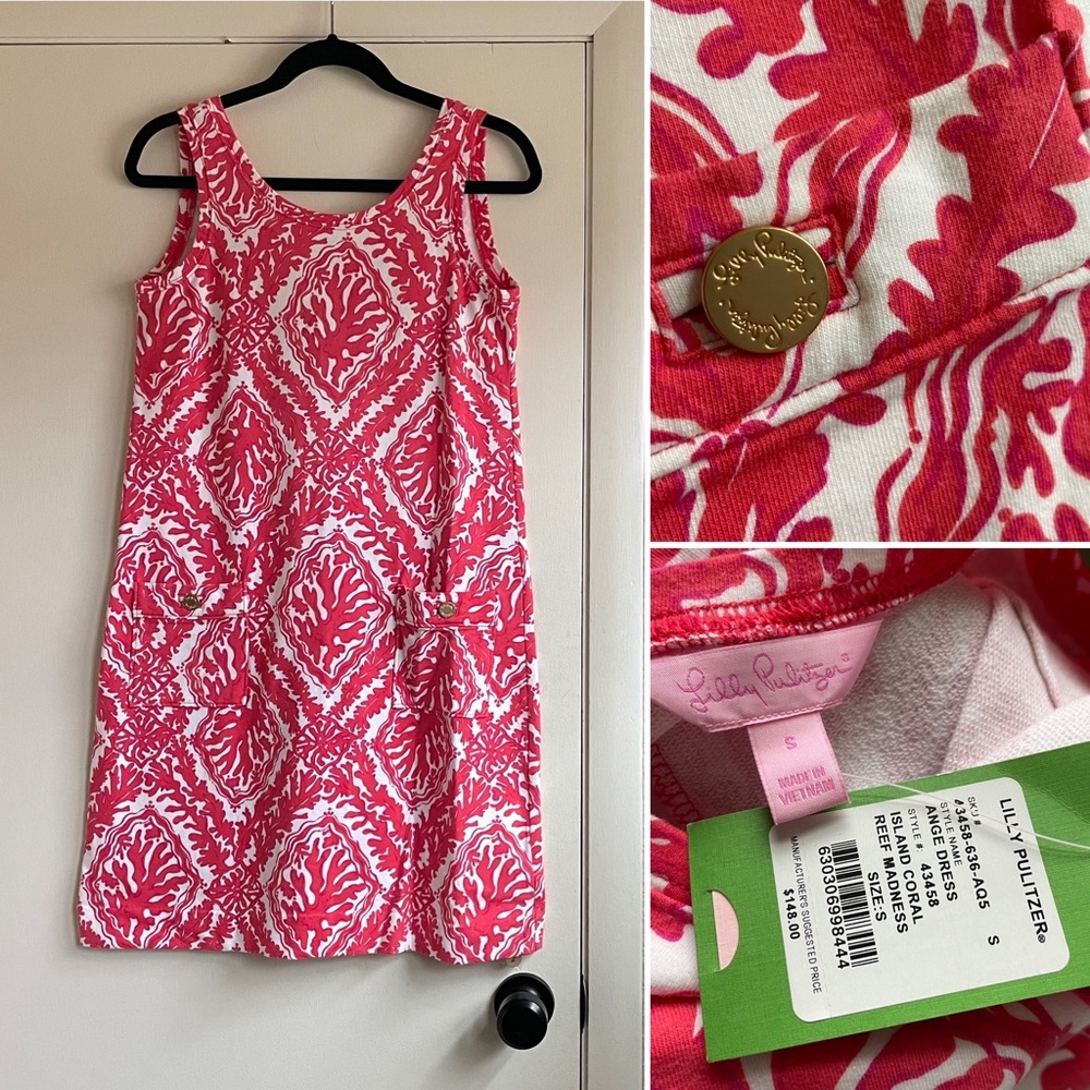 Lilly Pulitzer Agne Dress | Island Coral Reef Madness